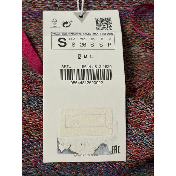 NWT Zara Disney Jacquard Bodycon Dress Women's Small Mickey Mouse Donald Duck - Picture 9 of 10